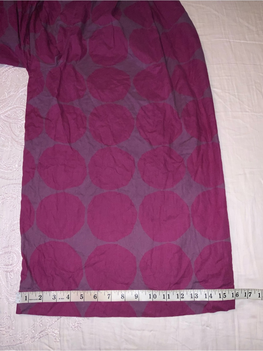 Marimekko Purple Polka Dot Cropped Wide-Leg Pants - Picture 10 of 10
